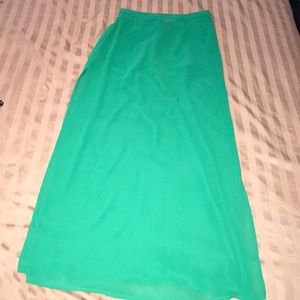 Layered sheer skirt